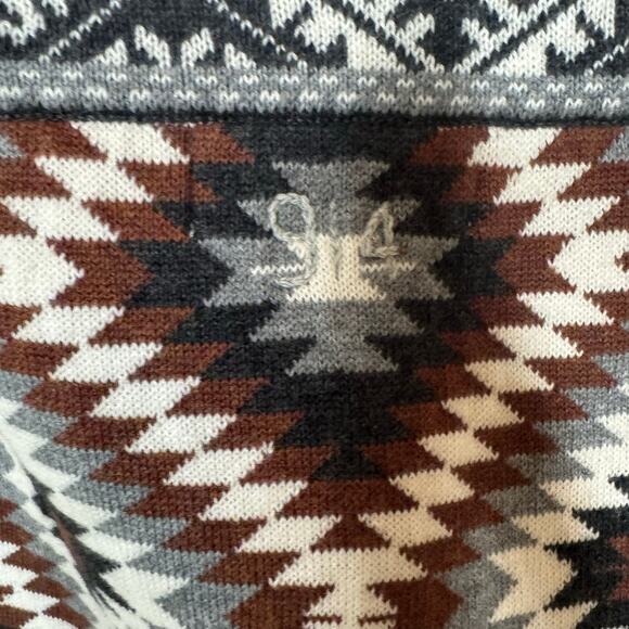 ODD MOLLY 100% Cotton Aztec Print Pull On A Line skirt Size 2/ Medium - Picture 4 of 9